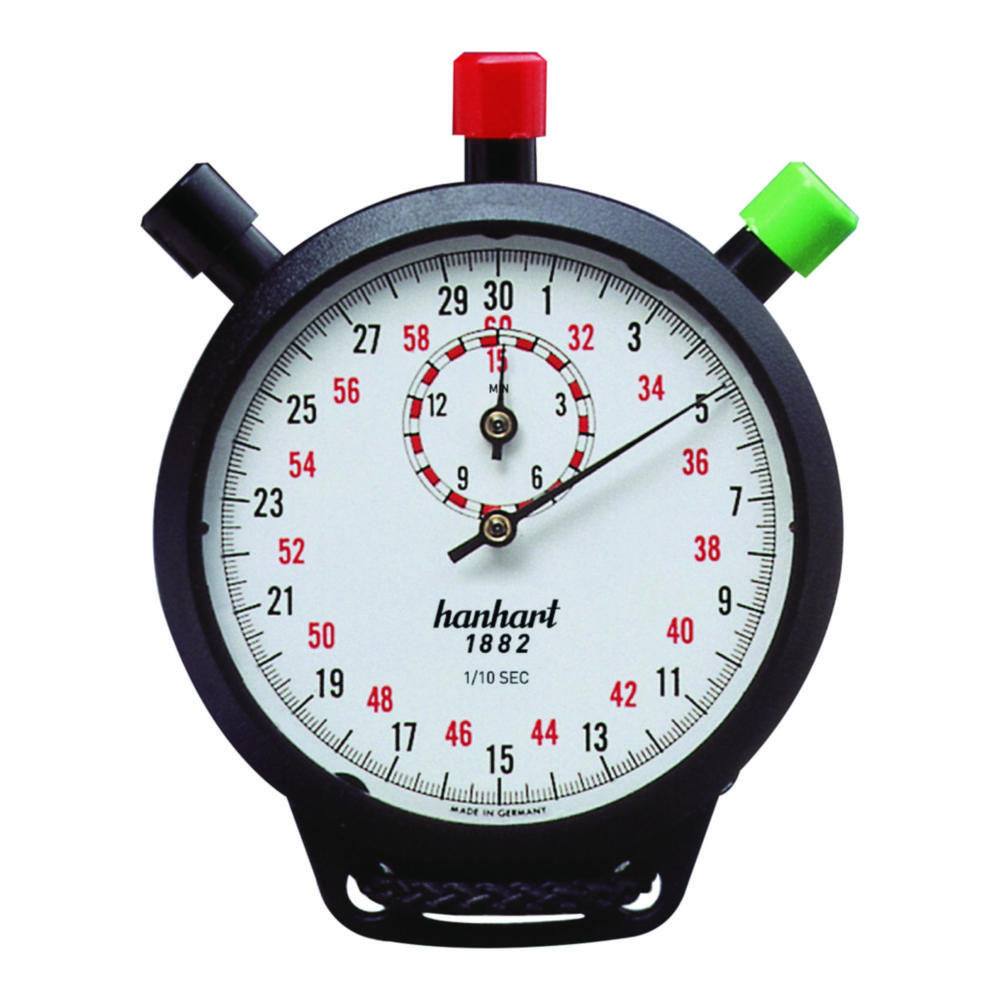 Addition stopwatches, 1/10 sec. 15 min, black ABShousing LabFriend