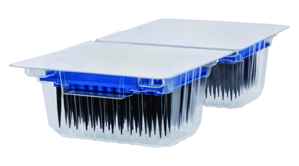 robotic Pipette tips 300 µl for Qiagen®, conductive, rack, pack of