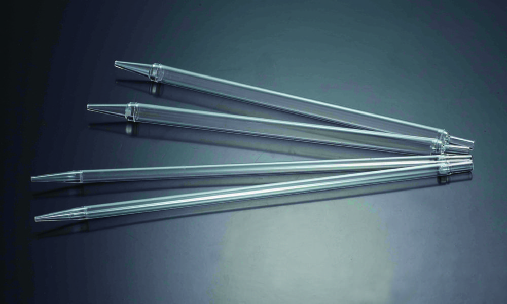 Aspiration pipettes 50 ml, PS without graduation, nonsterile, 346.2±2.0 mm pack of 100