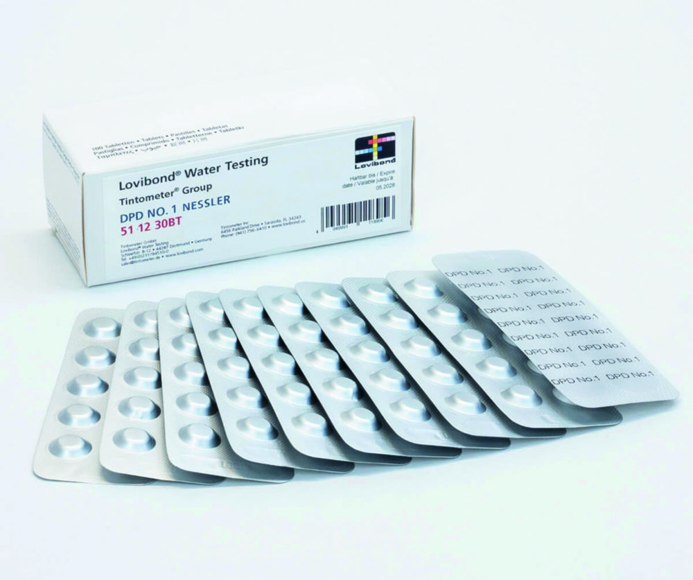 Reagent tablets DPD No. 1 Ness pack of 100 | LabFriend | Laboratory ...