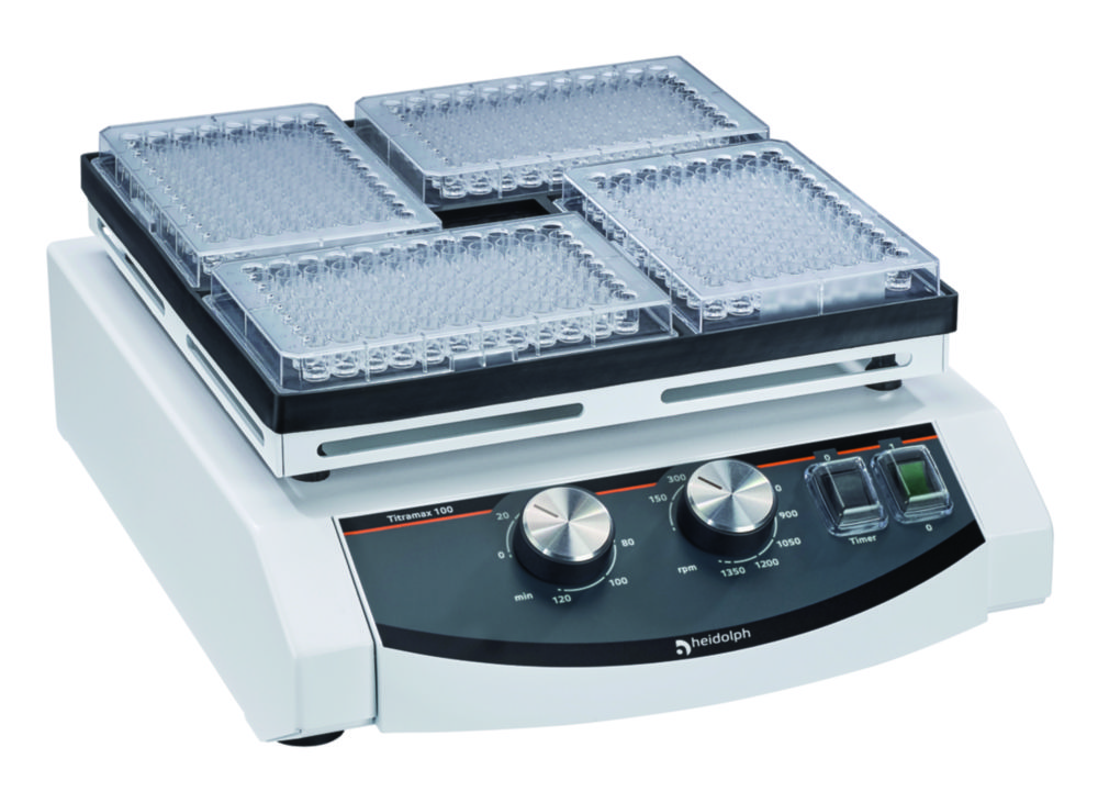 Microtiter plate shaker Titramax 100 max. 4 microtiter plates,orbit 1.5