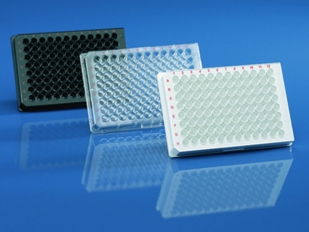 Microplates cellGrade plus 96well, PS, transparent, standard, Fbottom