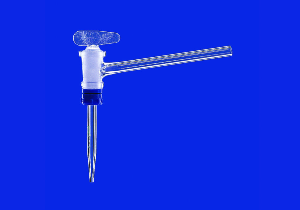 Burette Stopcocks, Lateral, Boro 3.3, Plug Solid, NS 12,5 Bore mm 1,5