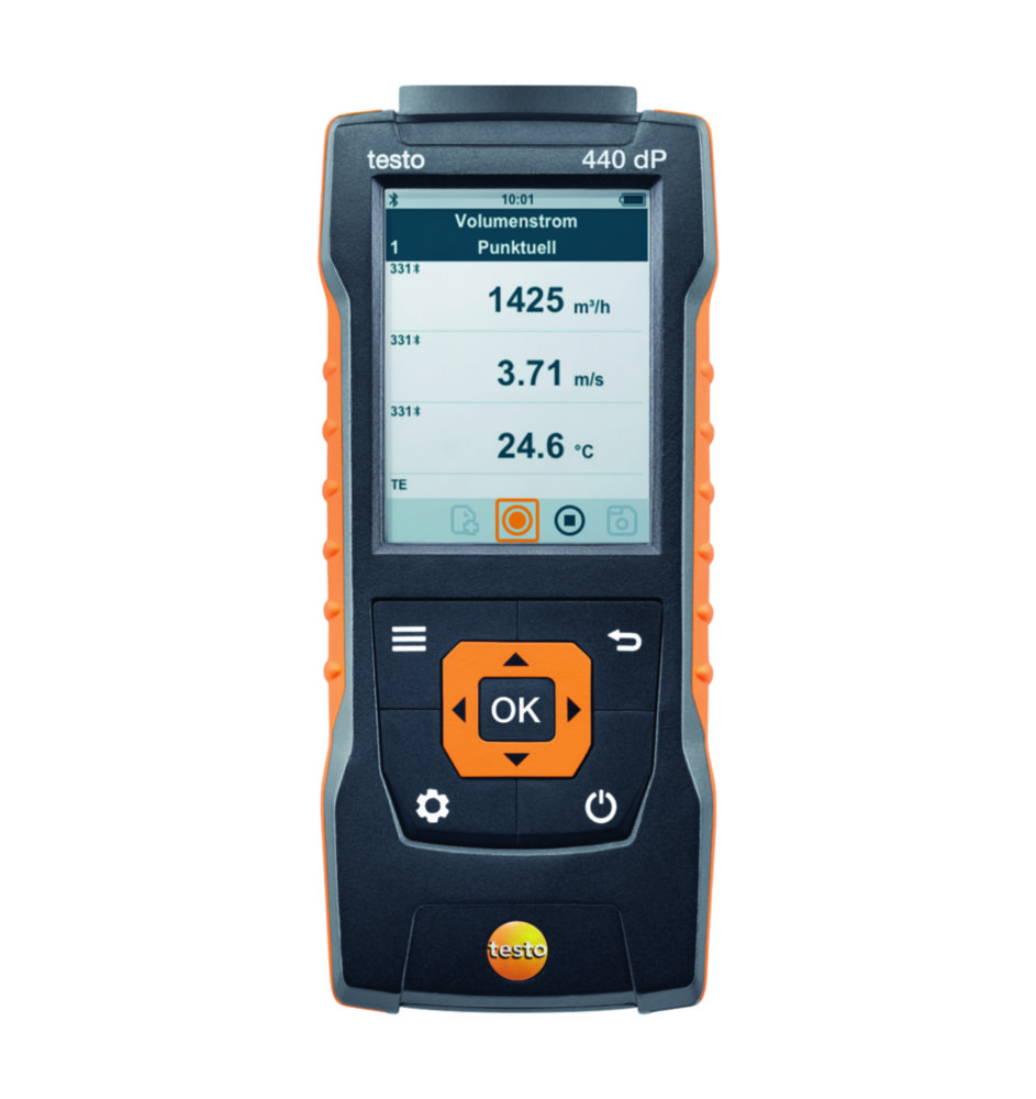 Climate measuring device testo 440 dP incl. differential pressure