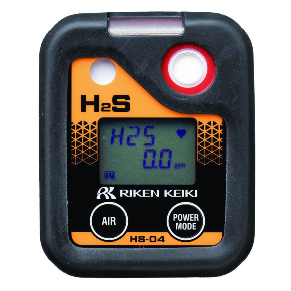 Single gas detector HS04 hydrogen sulfide 030.0ppm, resolution 0.1ppm