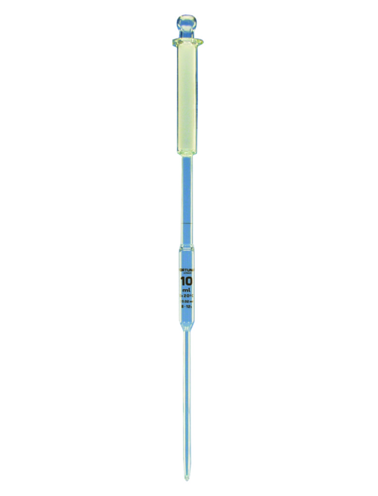 Volumetric pipets,class A,with suction piston cap. 25 ml LabFriend
