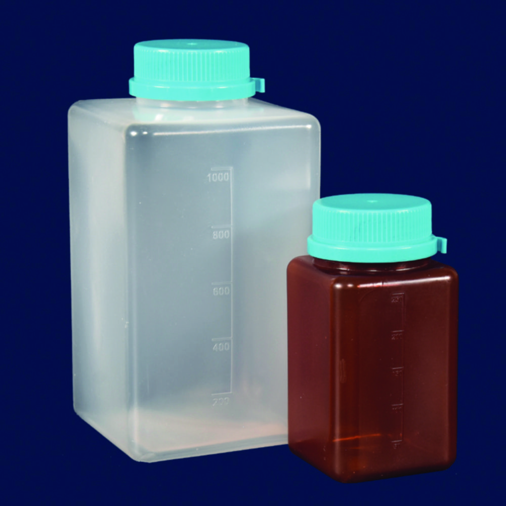 Sample bottles 250 ml PP, clear, sterile R, with sodium thiosulfate