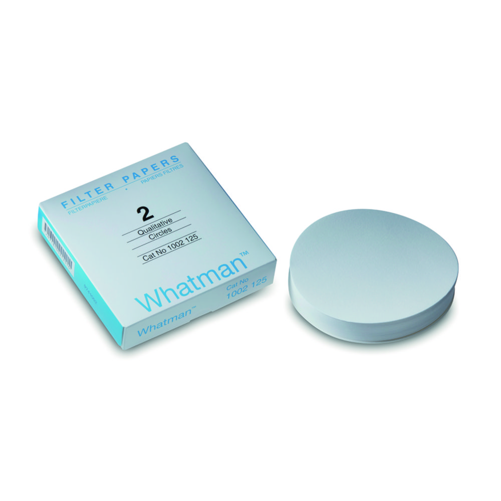 Grade 2 Qualitative Filter Paper Standard Grade, circle, 240 mm, pack