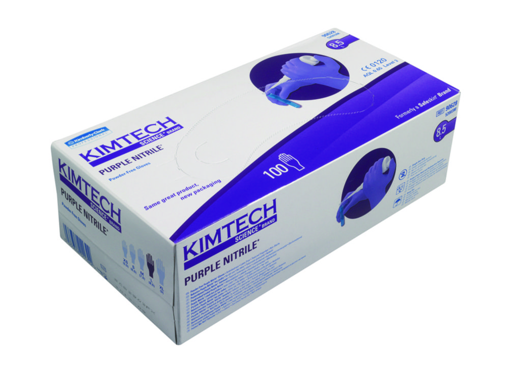 KIMTECH® Purple Nitrile* gloves size M (78) nitrile, 240 mm, powder