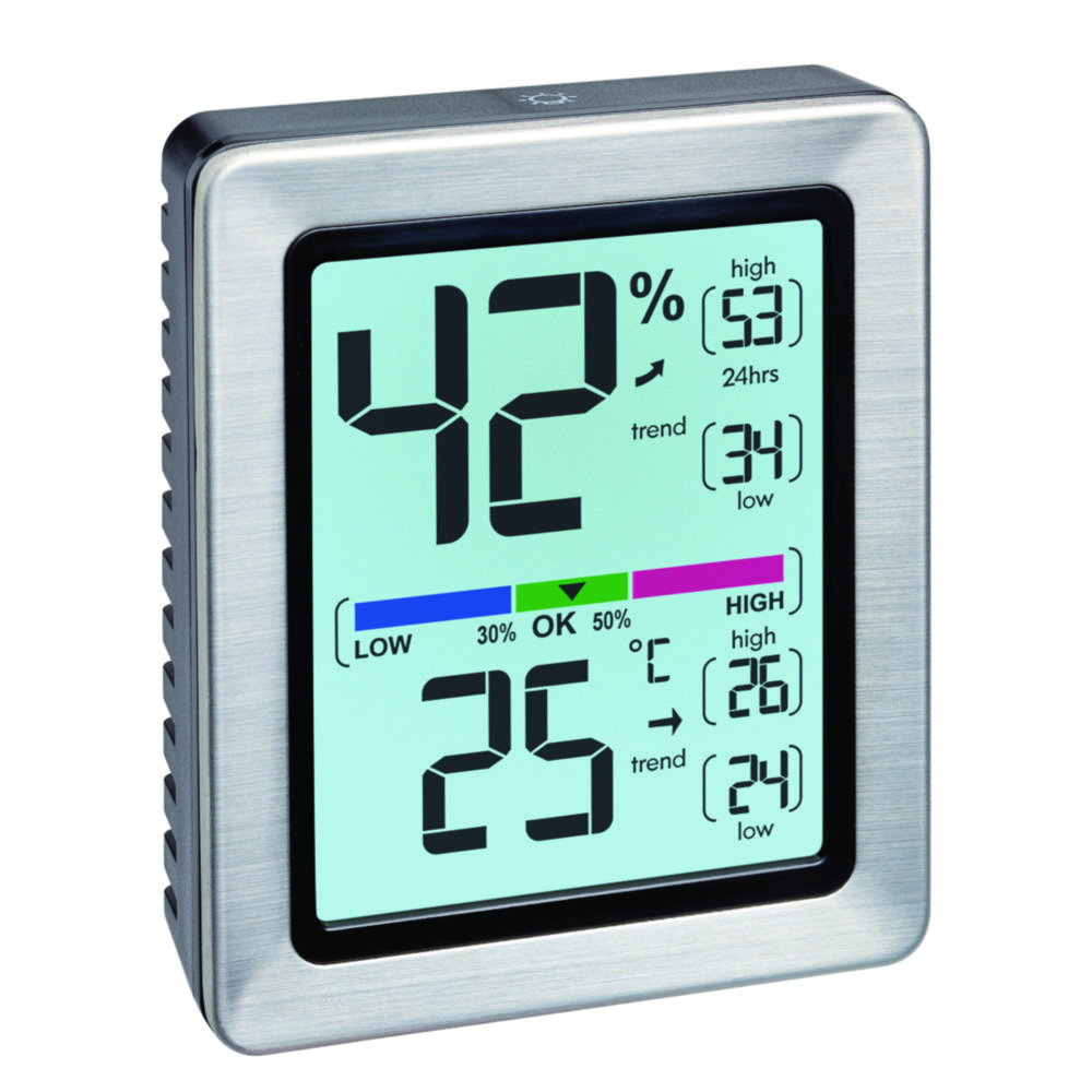 EXACTO Digital Thermo Hygrometer temp. 20 70 C humidity range