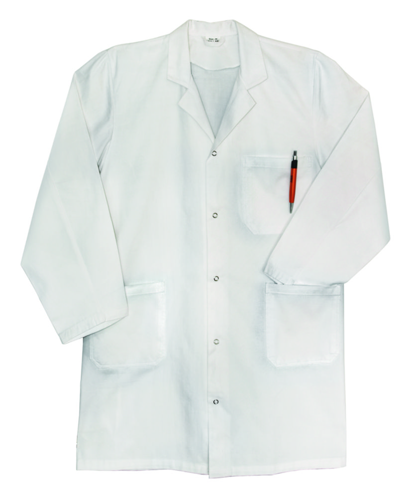 White cotton lab on sale coat