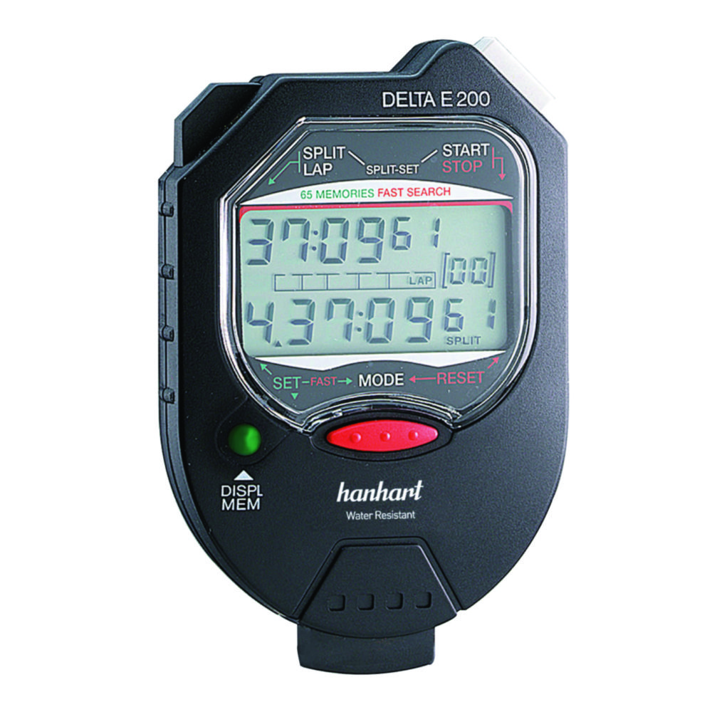 Hand stopwatches,LCDdisplay, black LabFriend South Africa