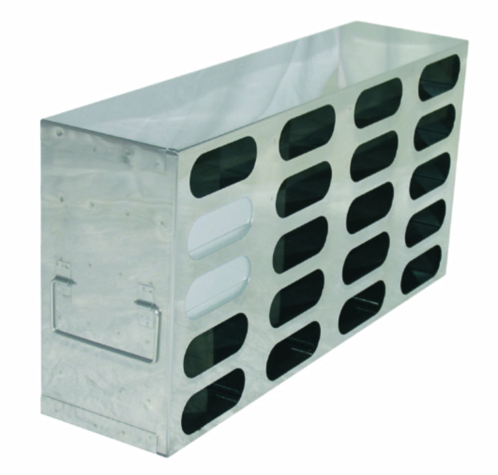 Standard rack for upright freezer for (hxd) 3x3 = 9 boxes 100mm high ...