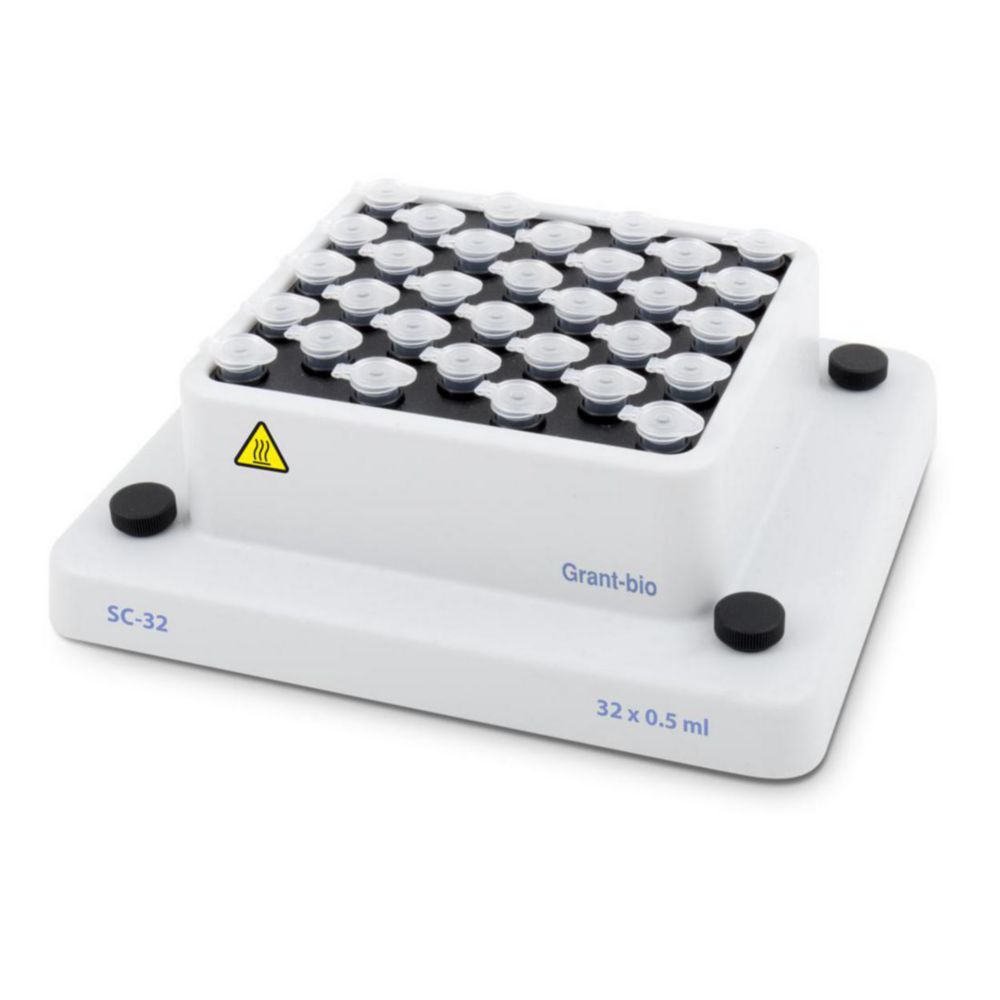Heating block for PHMT for 32x 0.5ml microtubes
