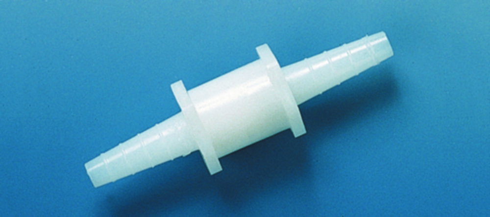 Non-return valve,PE-HD,for tubing 6-9 mm pack of 10