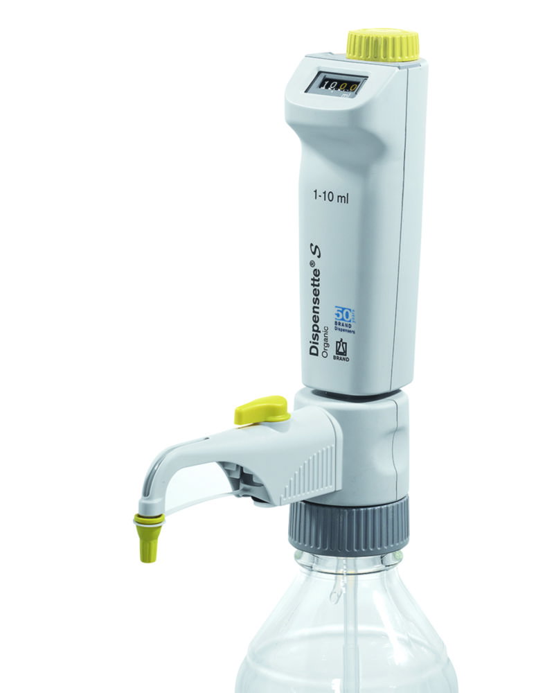 Exchange Dispensette® S Organic, Digital 2,5 - 25 ml, with recirculation valve