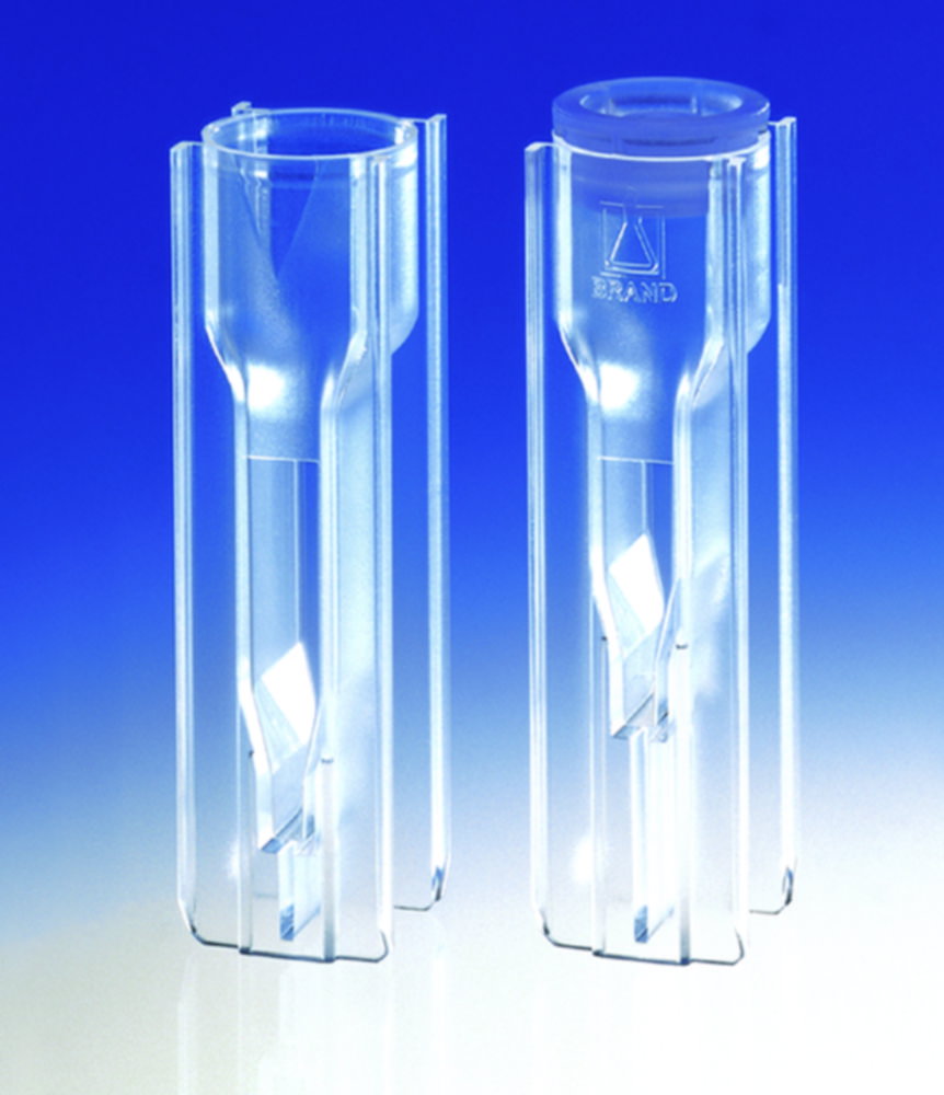 UV cuvettes micro, 70-850 µl Z 8.5 mm, individually packed, pack of 100