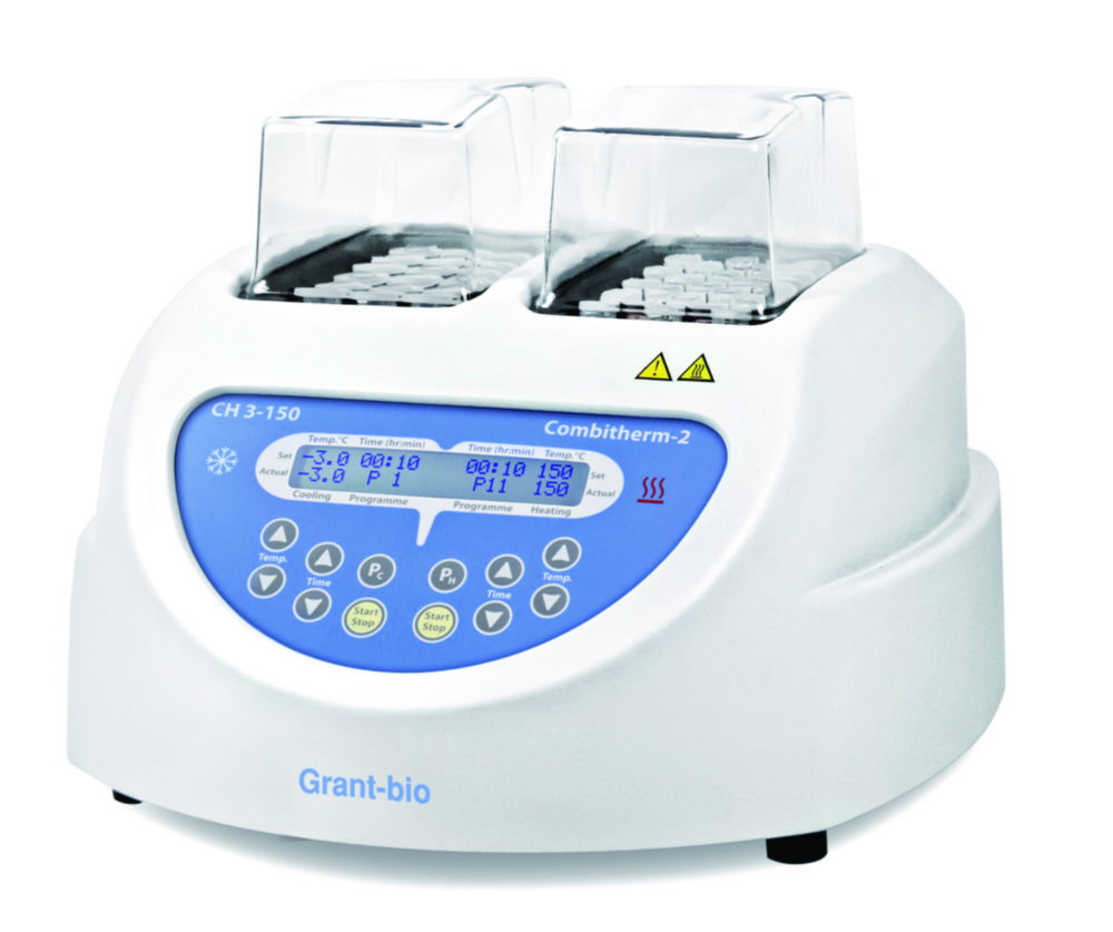 Digital dry block heater and cooler CH3-150 EU -3°C to +150°C, Left side cools, right side heats independently controllable