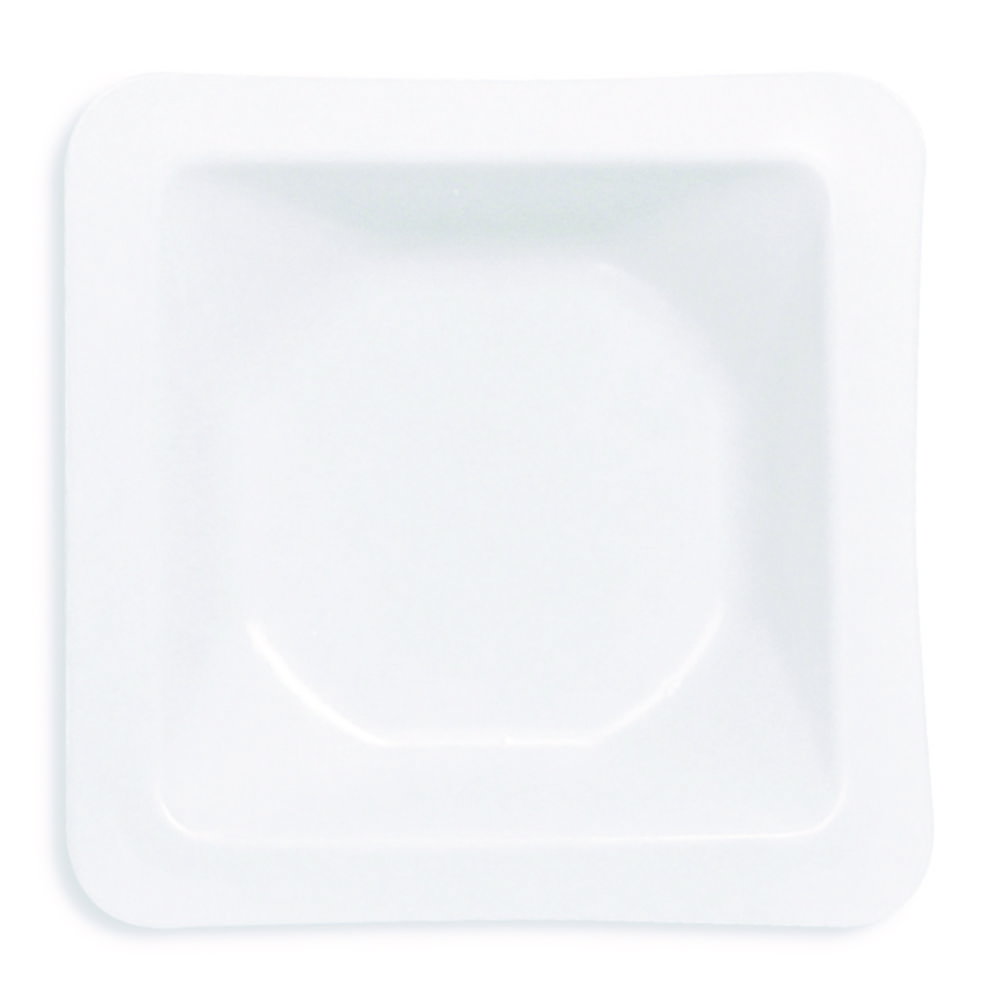 Weighing pans, PS, square shape, 100 ml 84 mm x  84 mm x 24 mm sterile, pack of 200