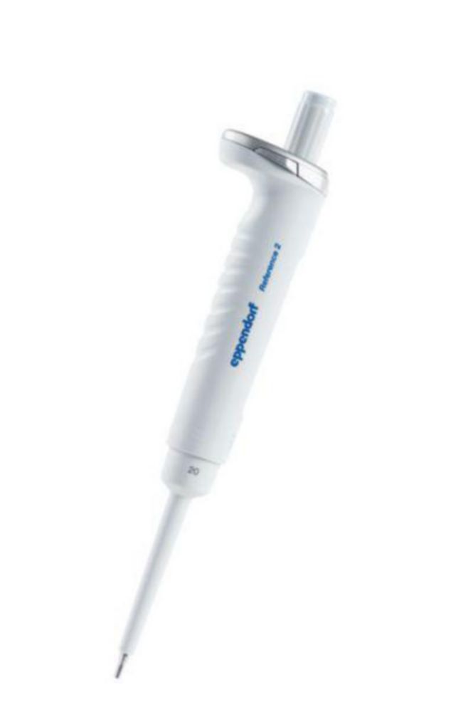 Exchange Pipette Reference® 2 G Basic variable, single channel pipette, 2 - 20 µL, light grey