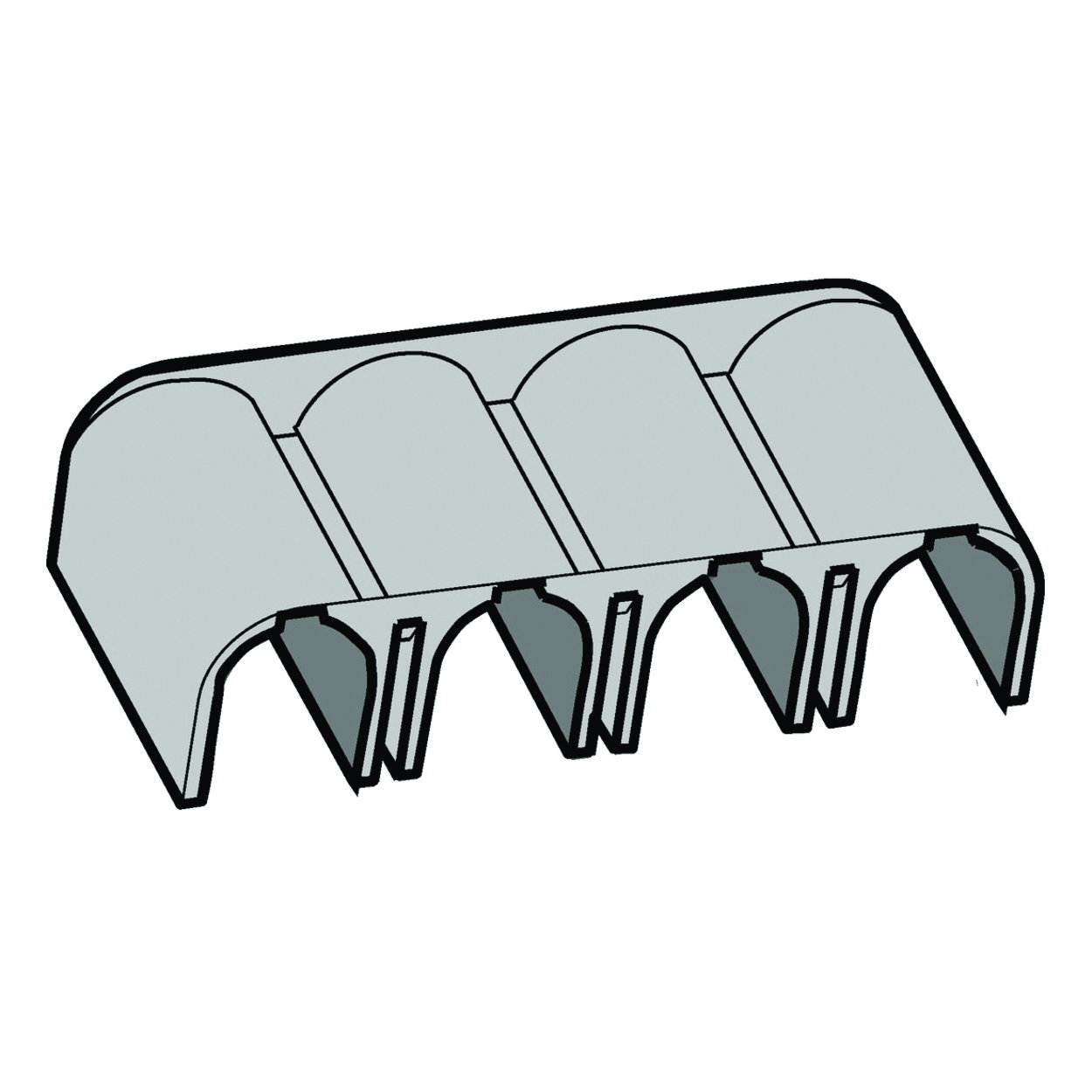 Locking clip for 8-channel pipette