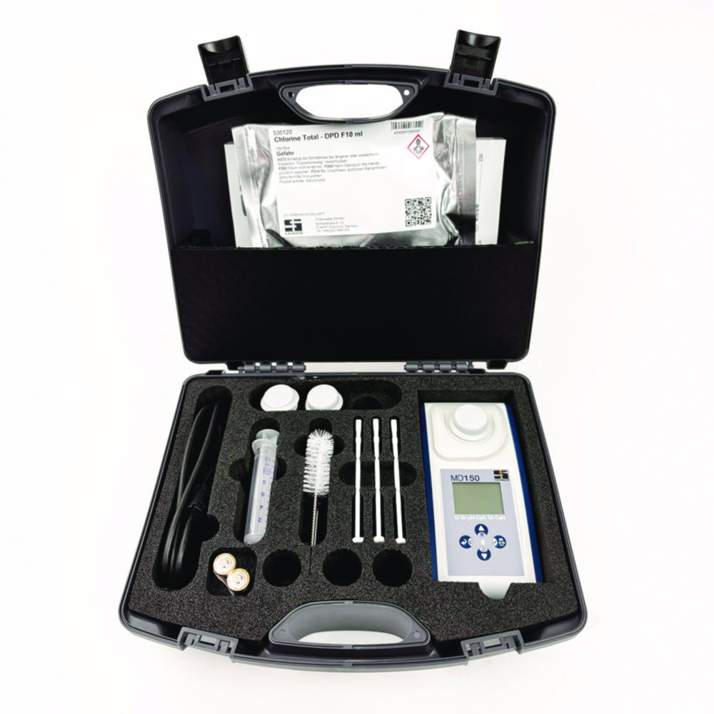 Photometer MD150 Cl-pH Pulver with case