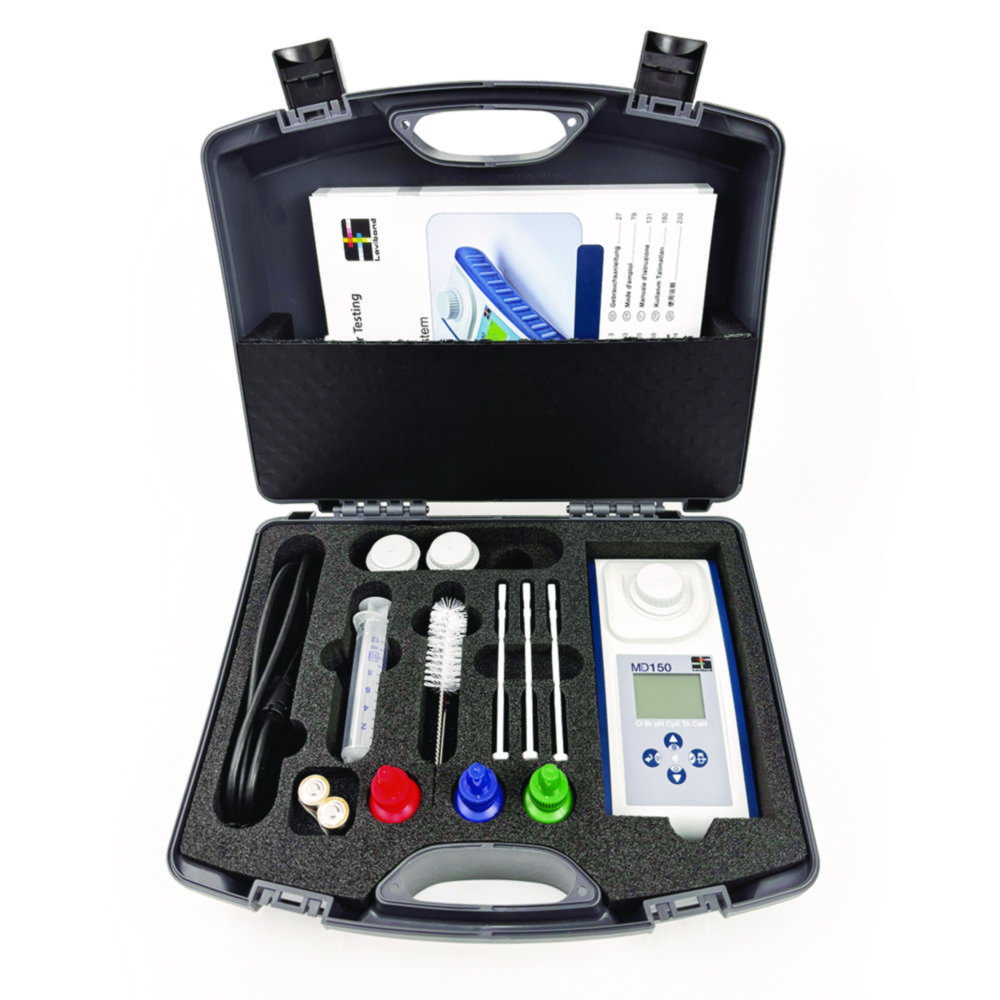 Photometer MD150 Cl-pH Flüssig with case