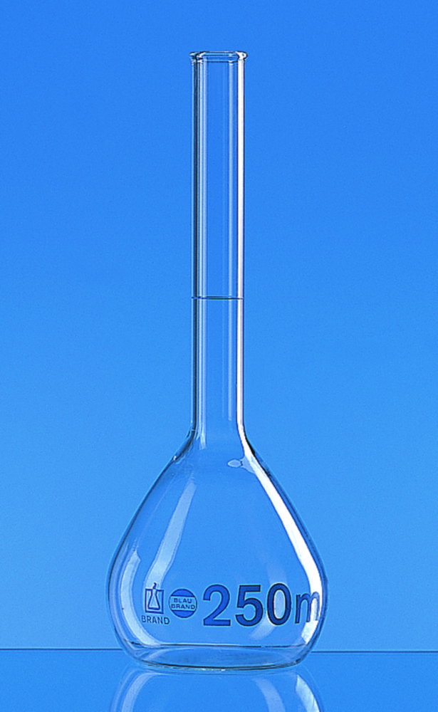 Volumetric flask cap. 1000 ml class A, with beaded rim