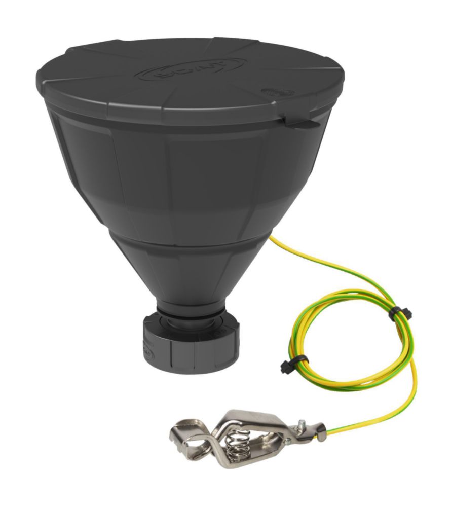 Funnel "ARNOLD" with lid, V2.0, S60/61, electrostatic conductive