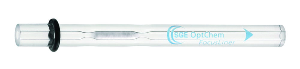 SGE OptChem FocusLiner with pre-fitted O-ring, 2.3 mm ID, length 78.5 mm, pack of 5