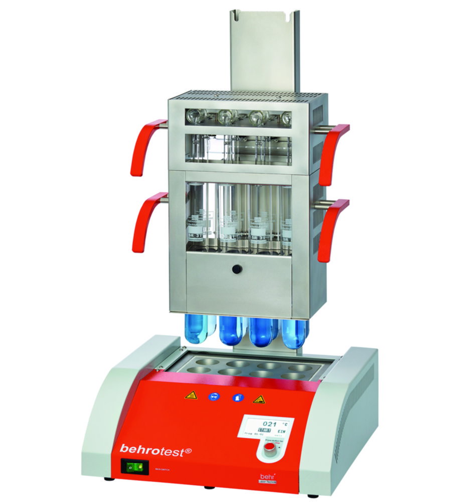 Kjeldahl digestion unit K 8 B standard with 8 places for vessels 500ml