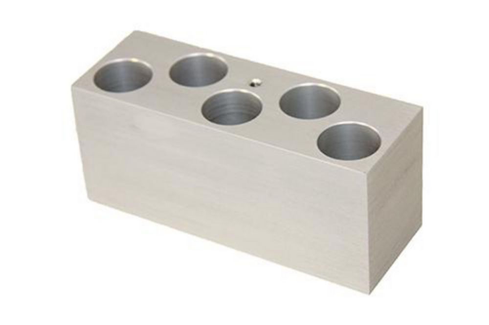 Block QB24 for 5 tubes 24 mm diam. x 50 mm depth