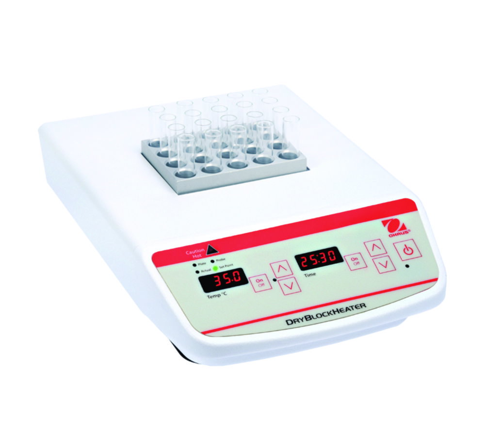 Dry Block Heater, 1 Block, digital, with EU- and UK-plug