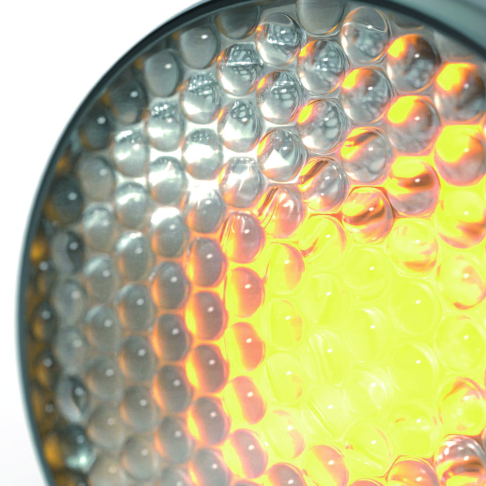 LED Module amber (590 nm), diffuse (40°)