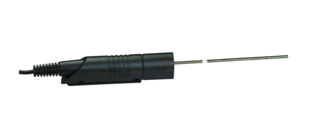 Immersion/penetration probe, 120x3, 0mm Class 2, for measurement in liquid, gaseous, liquid and gaseous media, powdered media, stainless steel,