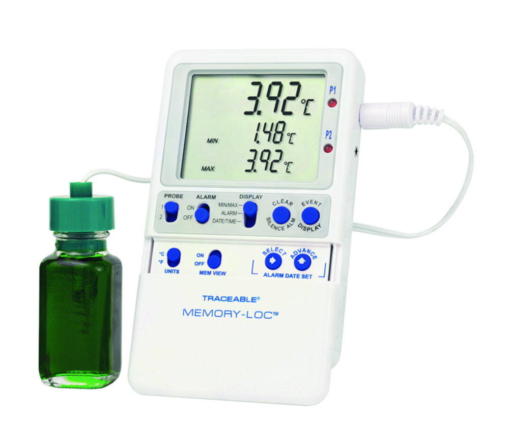 Datalogging Thermometer Memory-Loc w. 1 bottle probe