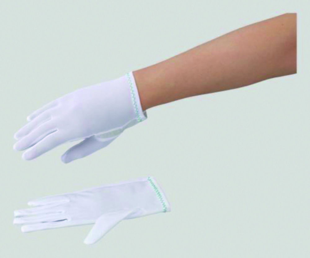 ASPURE Gloves, nylon, dust-free, size S PU-coated palm, pack of 12 pair