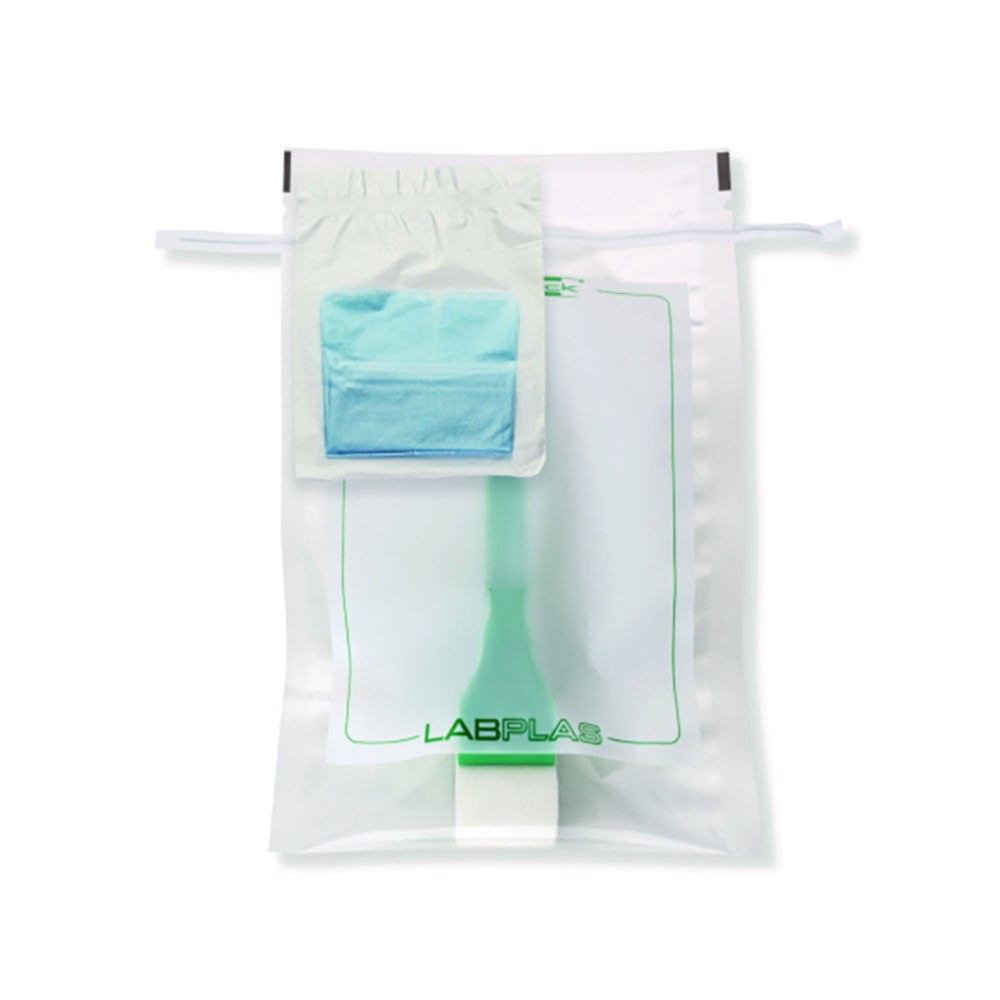 SANI-STICK with Wet Sponge 600ml with handle NE media and gloves 160x229mm, pack of 10x10