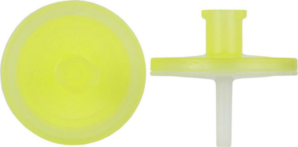 CHROMAFIL disposable filter P-20/15 polyvinylidene difluoride, 0,2 µm, 15 mm, colour code above:yellow /below:white, pack of 100