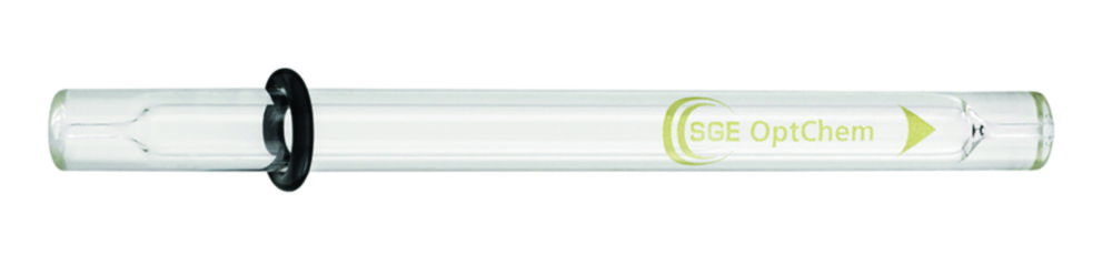 SGE OptChem double tapered Inlet liners with pre-fitted O-ring, 4 mm ID, length 78.5 mm, pack of 1