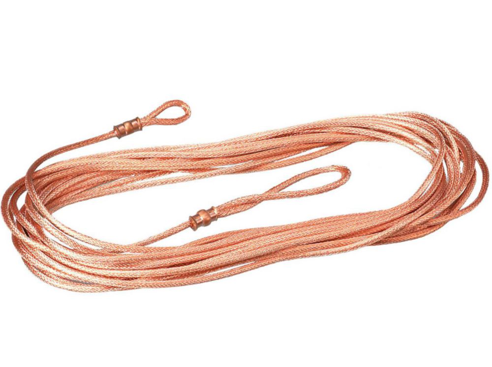 Copper cord with loops 50 m