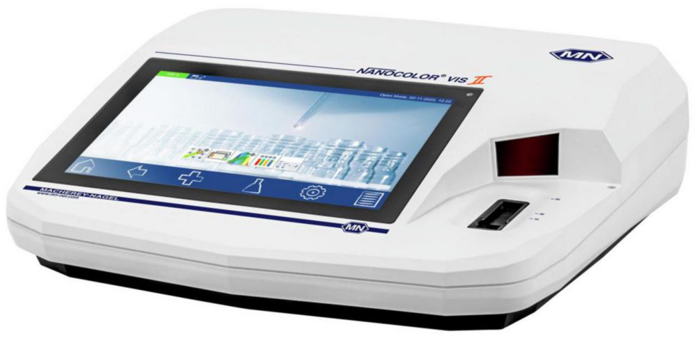 NANOCOLOR® Spectrophotometer VIS II incl. manual, touch pen, dust cover, power cord, USB cable, UBS stick, calibration-