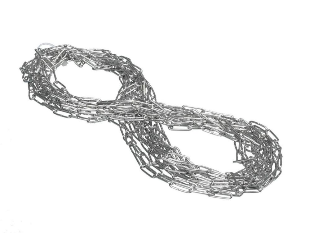 Sunk-/Draft-link chain 25m, V2A conductible, dia.2,3mm