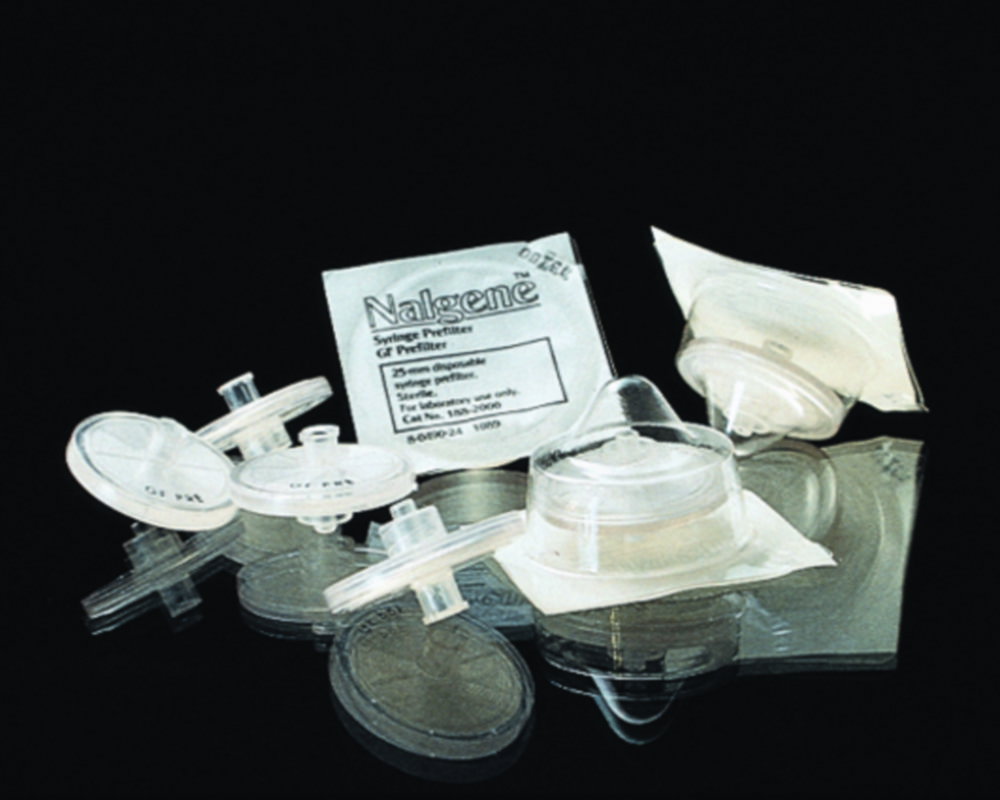 Syringe filter, GF, 25 mm dia. sterile, +0,2 µm CA, pack of 50