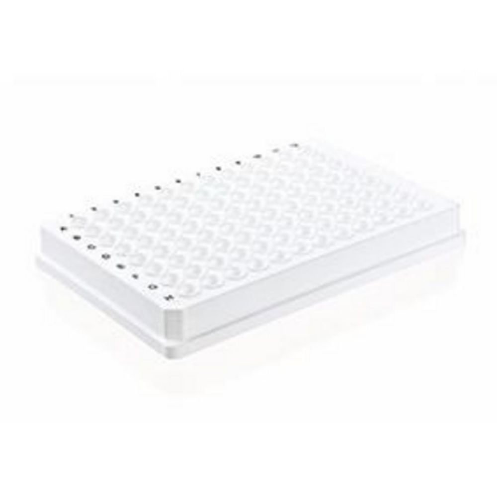 PCR-plates 96-well full frame, Low Profile, white, black coding, pack of 50
