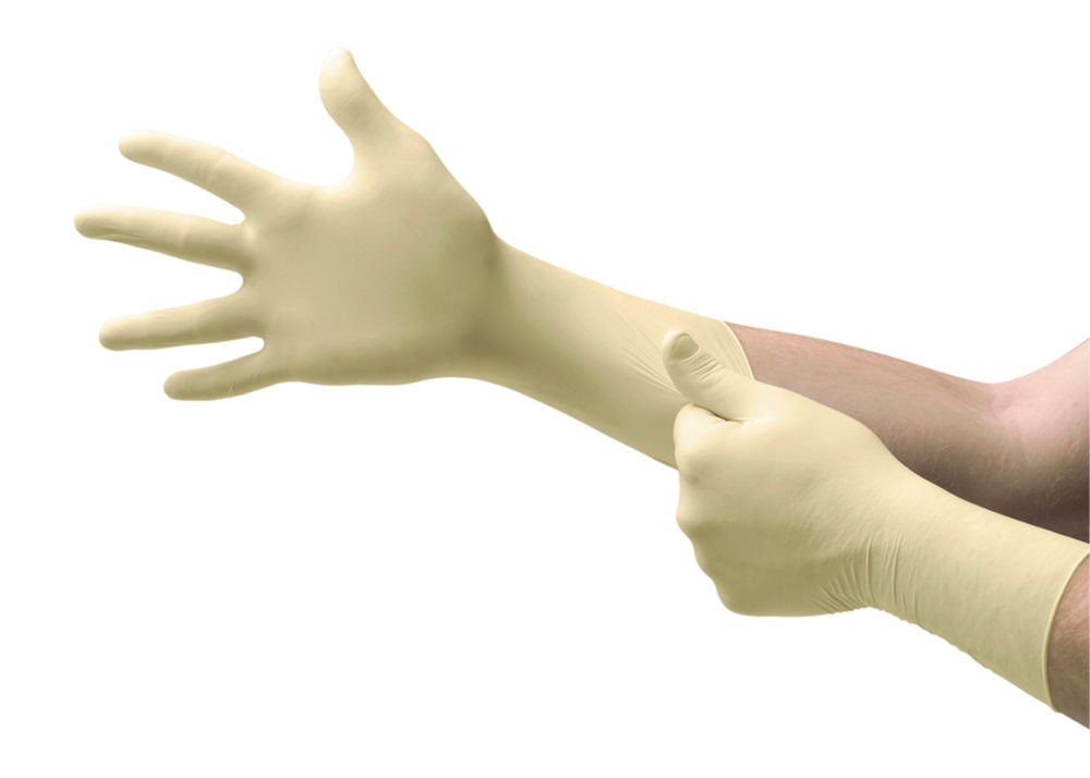 Latex glove AccuTech® size 7 powder free, 300mm, sterile, pack of 200 pair