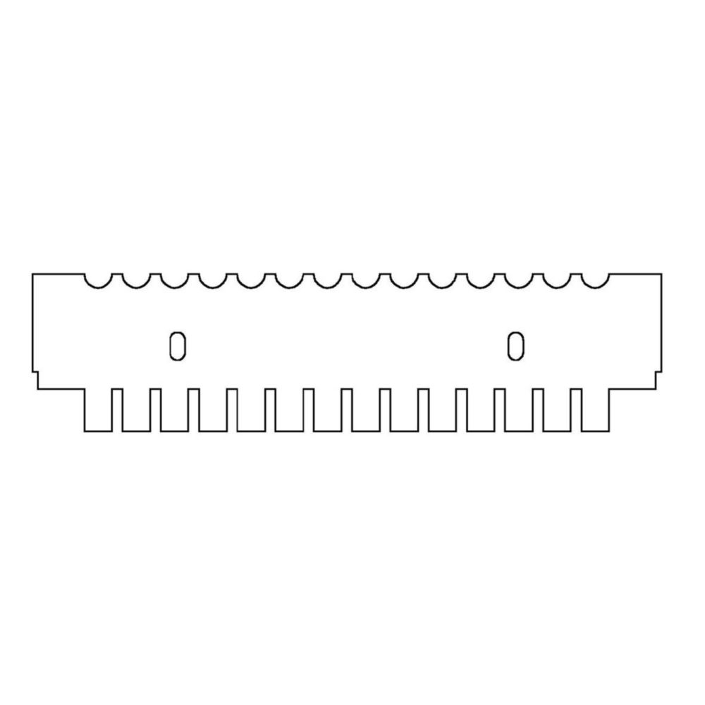 Comb 14 samples MC, 1 mm thick