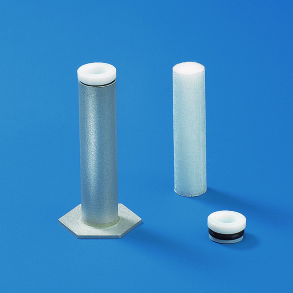 Micro-weighing container inclusive 10 filters and 3 cover caps