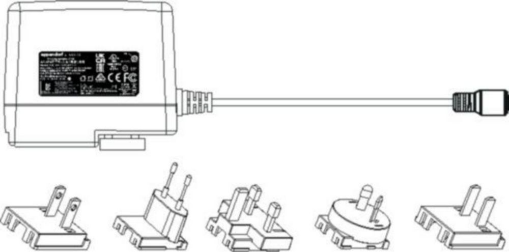 Plug - in power supply for charging carousel 2 for 6 Eppendorf Xplorer / Xplorer plus charging stand 2 for an Eppendorf Xplorer