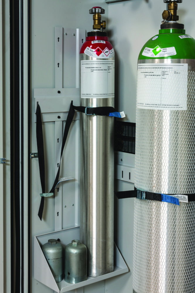 Bottle holder sideways RAL 7035, for cabinets with width of 600mm